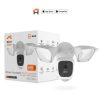 cámara de vigilancia nexxt home nhc f610 exterior 2k qhd 2304 x 1296p 3mp 150° micrófono sensores y parlante integrados