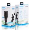 micrófono profesional nextep streaming usb con base