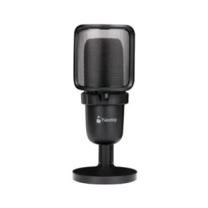 micrófono profesional nextep streaming usb con base