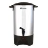 cafetera nextep percoladora industrial 40 tazas acero inoxidable con medidor de agua y auto apagado