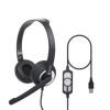 diadema nextep micrófono conexión usb color negro