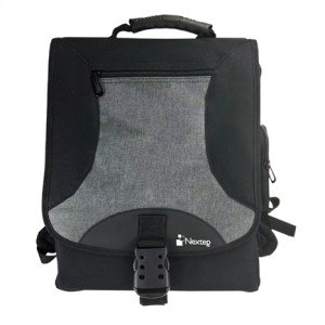 mochila nextep para laptop 15.6" mensajero 2 en 1 negra