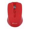 mouse nextep inalámbrico usb color rojo 1600 dpi baterías incluidas
