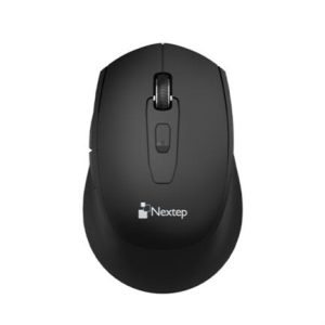 mouse nextep bluetooth color negro 1600 dpi bateria incluida