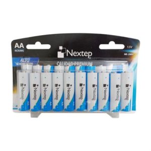 pilas nextep aa alcalinas lr6 1.5v c/20 piezas