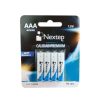 pilas nextep aaa alcalinas lr03 1.5v c/4 piezas
