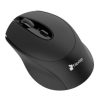 mouse nextep inalámbrico ergónomico usb 1600 dpi batería incluida color negro