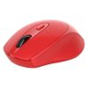 mouse nextep inalámbrico ergónomico usb 1600 dpi batería incluida color rojo