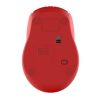 mouse nextep inalámbrico ergónomico usb 1600 dpi batería incluida color rojo