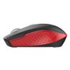 mouse nextep inalámbrico recargable switch encendido 1600 dpi color negro rojo