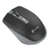 mouse nextep inalámbrico recargable switch encendido 1600 dpi color negro gris