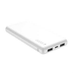 power bank nextep ultra ligera 10000 mah 3 puertos color blanco