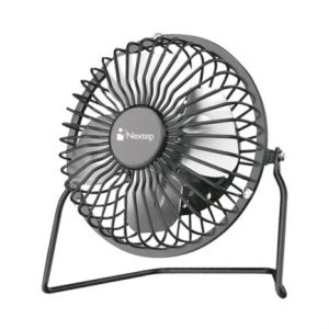 mini ventilador nextep de escritorio metalico conexion usb a 4