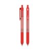 boligrafo nextep gel retractil silencioso fino 0.5mm rojo c/6