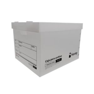 caja archivo nextep plastica economica carta c/12