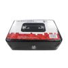 caja dinero nextep metálica grande 25cm color negro
