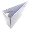 carpeta nextep panoramica de vinil aro "o" 3" carta blanca