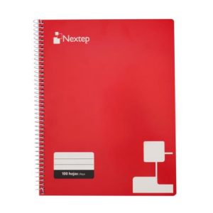 cuaderno nextep profesional raya 100 hojas espiral