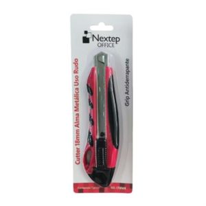 cutter plastico nextep uso rudo navaja 18mm alma de metal