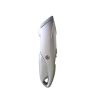 navaja retractil nextep cuerpo metalico de aluminio c/3 cuchillas de repuesto