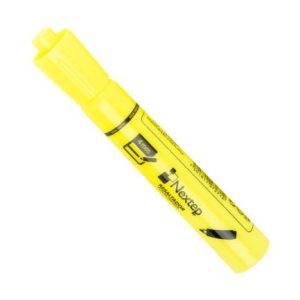 marcador nextep resaltador color amarillo c/12 pzas