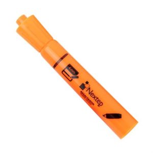 marcador nextep resaltador color naranja c/12 pzas