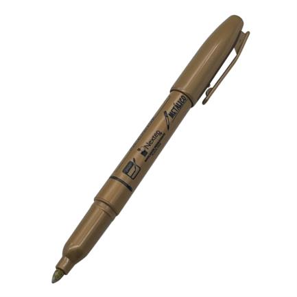 marcador nextep permanente punta fina 2mm oro c/12 marcador nextep permanente punta fina 2mm oro c/12
