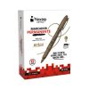 marcador nextep permanente punta fina 2mm oro c/12