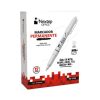 marcador nextep permanente punta fina 2mm blanco c/12
