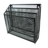 clasificador nextep malla metálica 3 niveles grande caja blanco negro