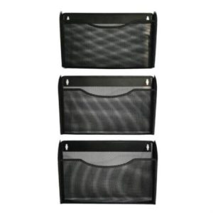 revistero nextep de pared malla metalica c/3