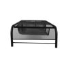 soporte organizador nextep de malla para laptop/monitor con cajón