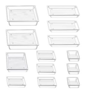 juego de 13 organizadores nextep para cajón transparente pet
