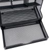 organizador nextep malla metalica para escritorio multi secciones con cajon
