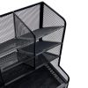organizador nextep malla metalica para escritorio multi secciones con cajon