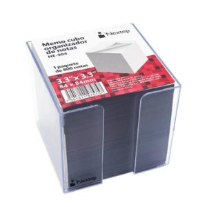 memo cubo nextep organizador de notas 3.3x3.3" paquete c/800 notas