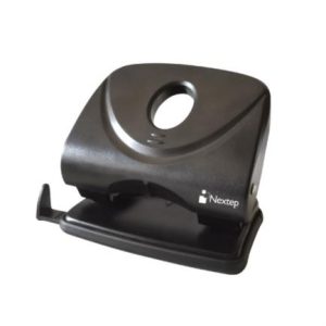 perforadora nextep plástica 2 orificios 8cm 25 hojas