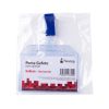 porta gafete plastico flexible horizontal nextep 6x9cm con caiman c/12