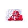 porta gafete plastico flexible horizontal nextep 6x9cm con liston para colgar c/12