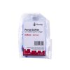 porta gafete plastico flexible vertical nextep 6x9cm con liston para colgar c/12