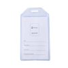 porta gafete plastico flexible vertical nextep 6x9cm c/10
