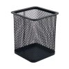 porta lapices nextep cuadrado mediano malla metalica 8x8x9.7cms