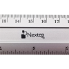 regla nextep metalica de aluminio 30 cm c/6 pzas