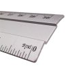 regla nextep metalica de aluminio 30 cm c/6 pzas