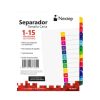 separador nextep economico 15 divisiones con numero
