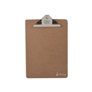 tabla madera nextep con clip carta