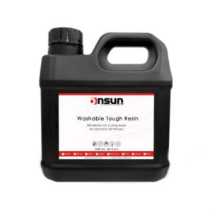 resina onsun 3d resistente lavable 1l/barril color negro