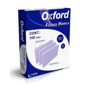 folder oxford manila carta c/100