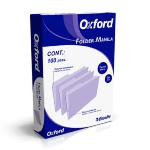folder oxford manila oficio c/100