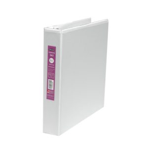carpeta acco 362 vinil o 1 1/2" carta blanco c/24